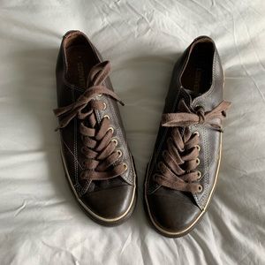Brown Leather Converse All-Star